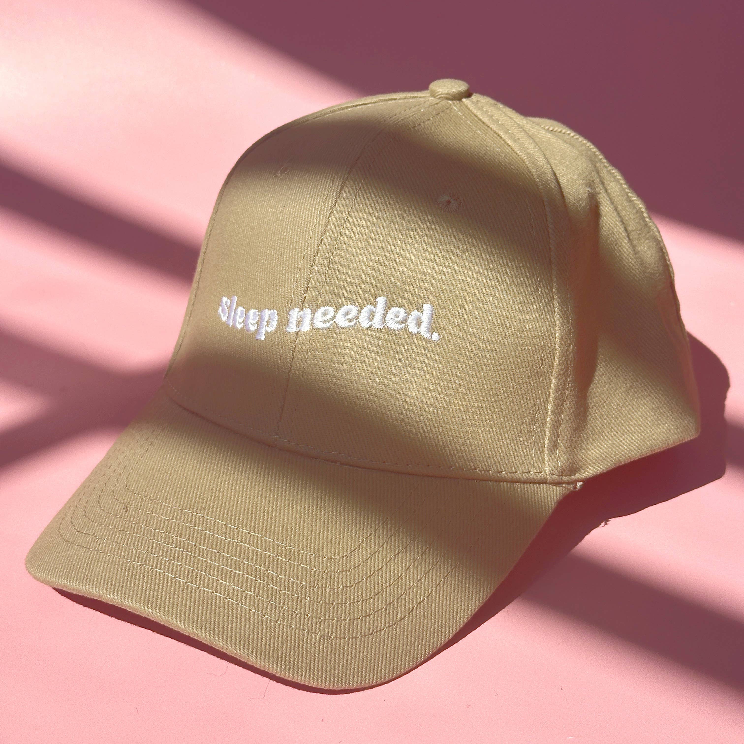 Tulastra Studio - Wholesale Baseball Cap - Unisex - Sleep Needed Embroidered Slogan Cap6