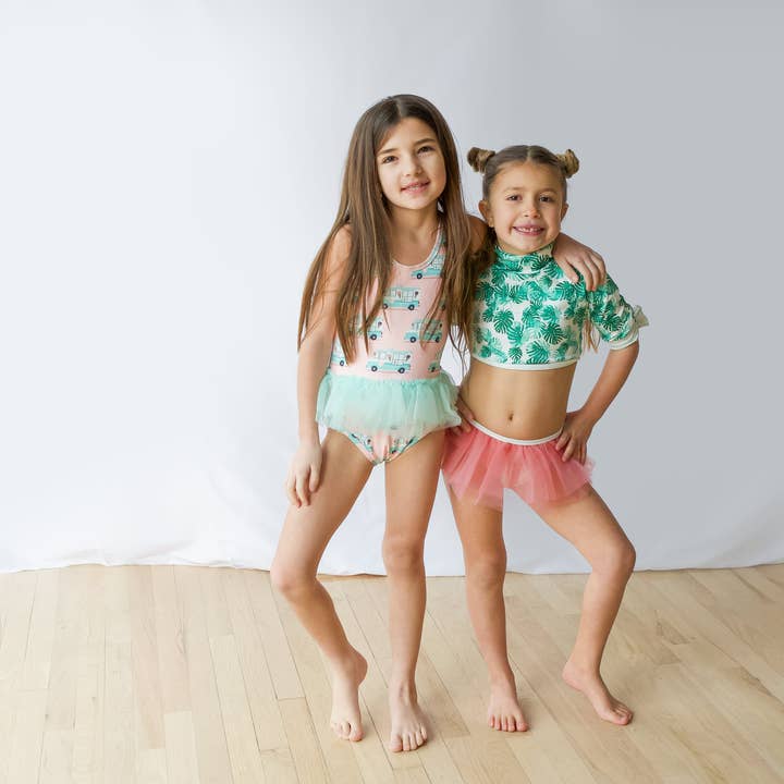 Fancy Shmancy Baby - Wholesale One Piece Swimsuit - Kids - Ice Cream Truck Tutu Leotard/Swimsuit
