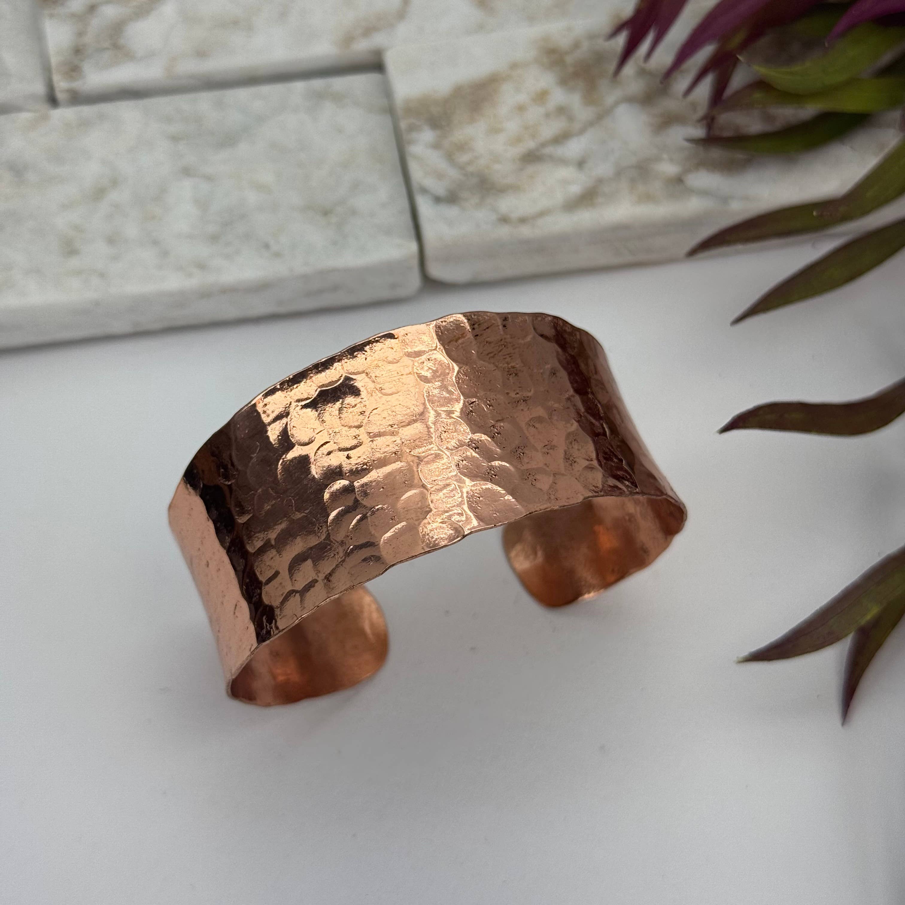 Anju Jewelry - Wholesale Cuff Bracelet - Handcrafted Copper Hammered Glow Pure Copper Cuff2