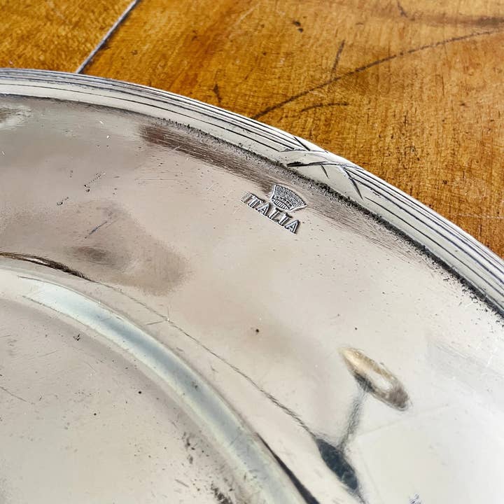 Batterby House - Wholesale Serving tray - Vintage Silver Plated Serving Tray from an Italia Line Ship1