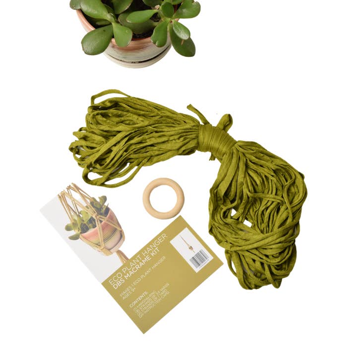 Shreds + rerope – wholesale DIY craft kit – Eco DIY Macrame Plant Hanger Kit26