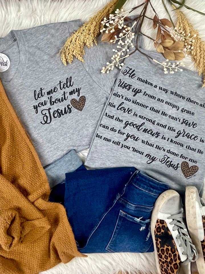 Parlez-moi de My Jesus Tee pour la vente par Branded Cotton