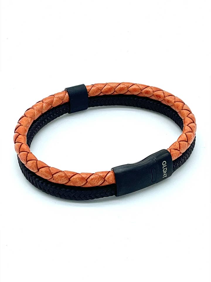 DBN DARK BROWN - ORANGE LEATHER for wholesale by GLUNT