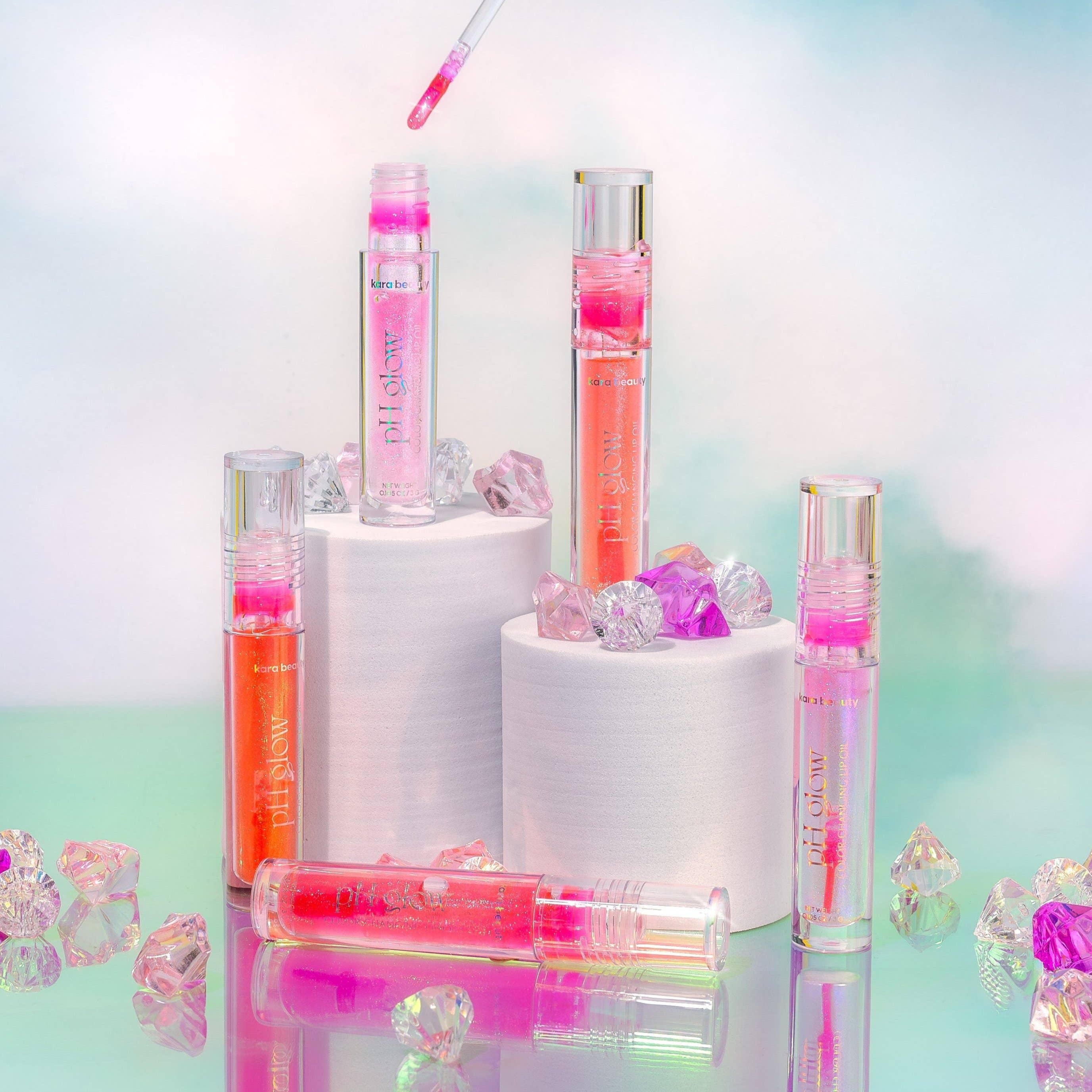 Kara Beauty – wholesale Läppglans – pH Glow Läppolja - Sheer Berry2