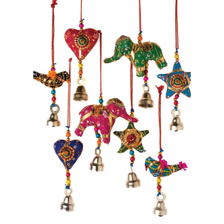 Namaste - Wholesale Ornament - Assorted Hanging Fabric Decorations