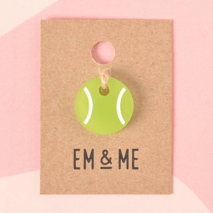 Tennis Ball, Seasonal Mini for wholesale by Em And Me Studio