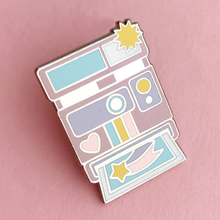 Pastel Camera - Enamel Pin for wholesale by Hand Over Your Fairy Cakes