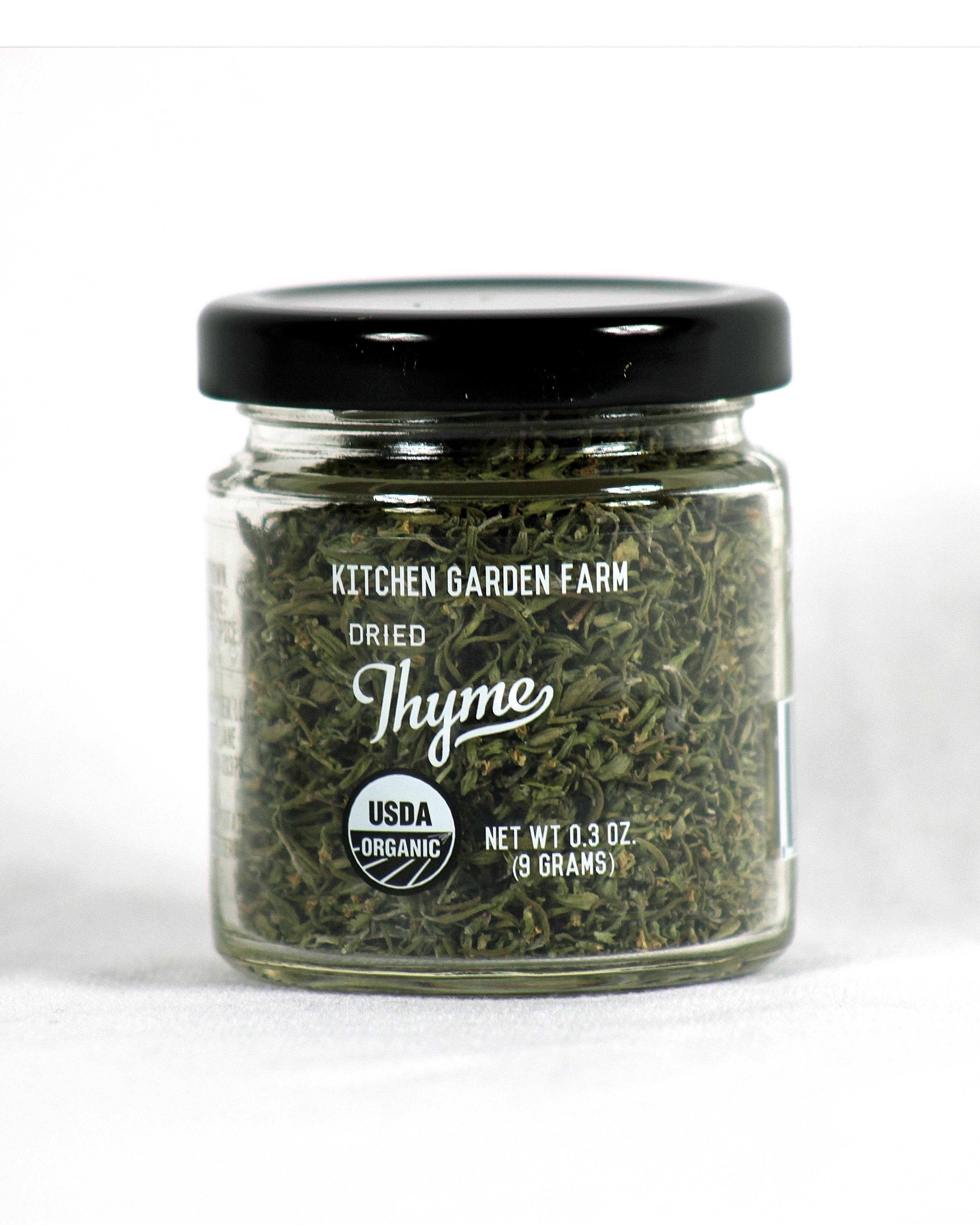 Kitchen Garden Farm - Wholesale Herbs - Organic Dried Herbs, Thyme (1 jar)0