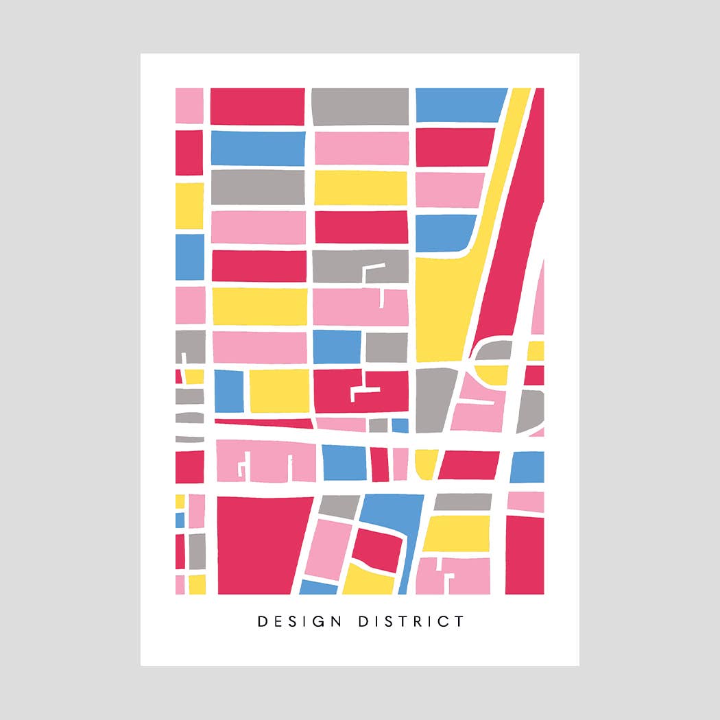 Faraway Places Paper - Wholesale Postcard Set - Miami, Palm Beach Neighborhood Print Postcards - Set of 106