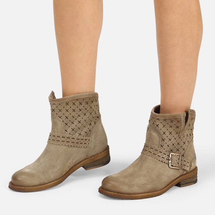 Women's Boot Gredo D748 Marvin Lead Grey for wholesale by Felmini