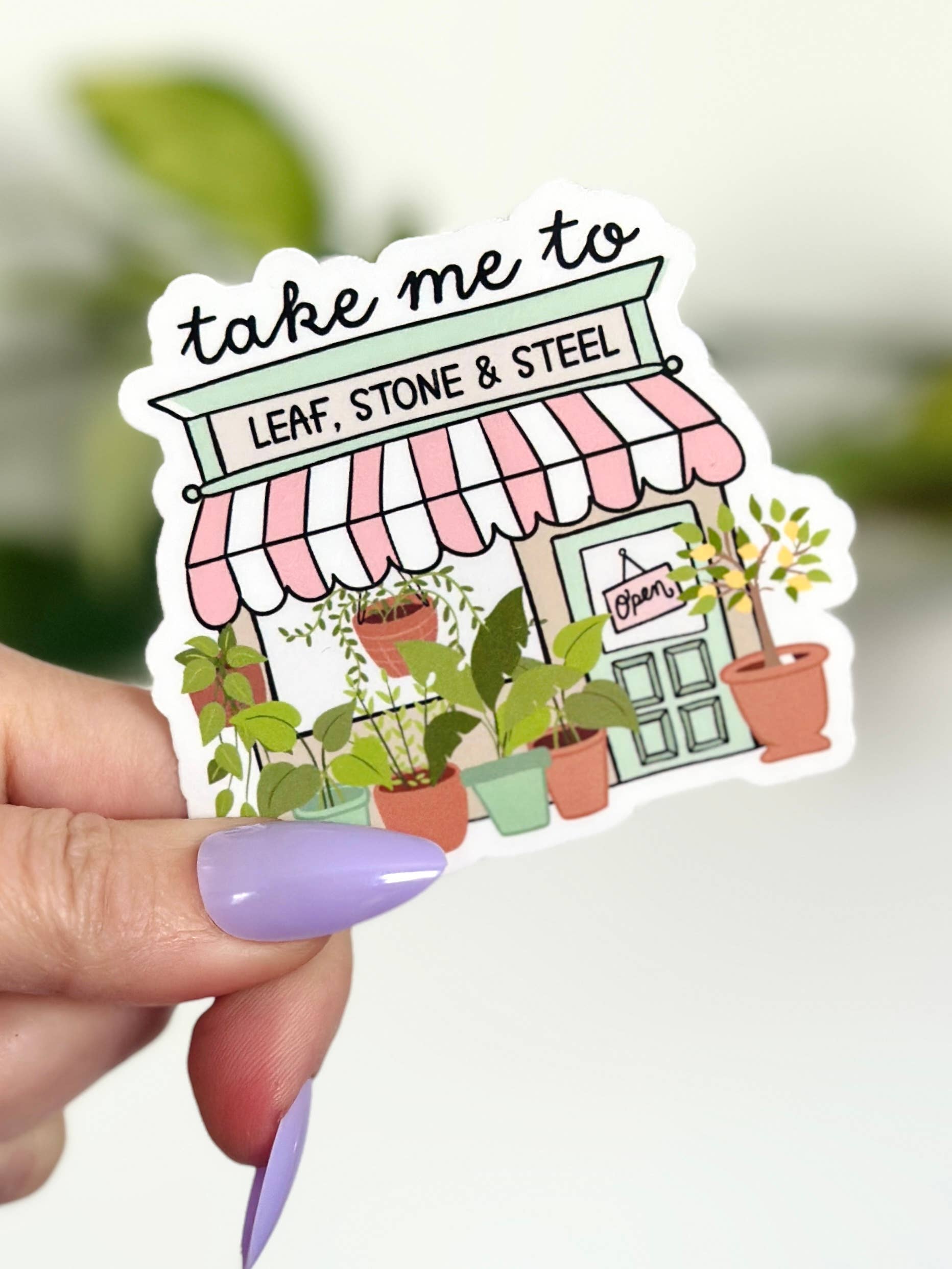 Peach Tree Design Shop - Wholesale Sticker - Plant Shop Sticker, Plant Lover Stickers, Custom Plant Gifts3