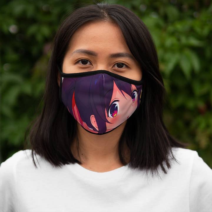 Becky Loves You – wholesale Protective face mask/shield – Becky Anime Girl 3 Fitted Polyester Face Mask