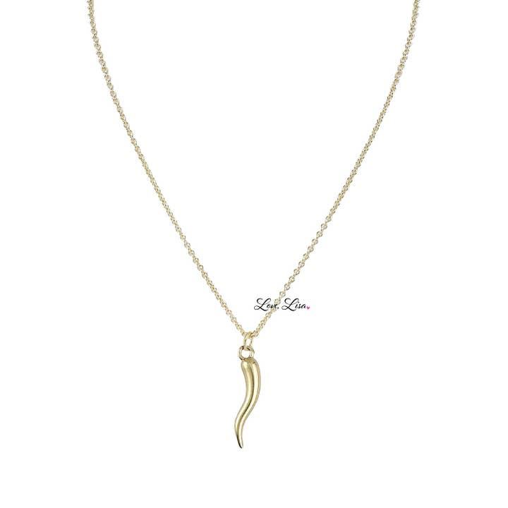 Love, Lisa - Wholesale Pendant/Charm Necklace - Tatiana Italian Horn Necklace2