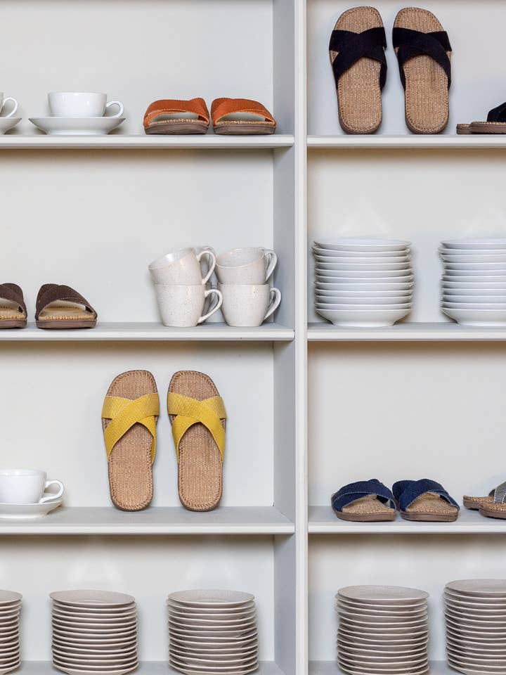 Shangies by Stilov - Vendita all'ingrosso Sandali - Unisex - Sandali unisex in juta Shangies – Mellow Maize (giallo)3