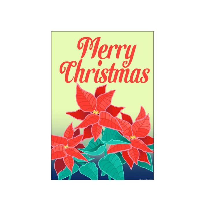 Merry Christmas Double Sided Garden Flag 12.5" x 18 for wholesale by Stonehouse Collection