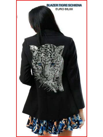 Stefano Ghilardi - Wholesale Blazer - Women's - Tiger Back Blazer