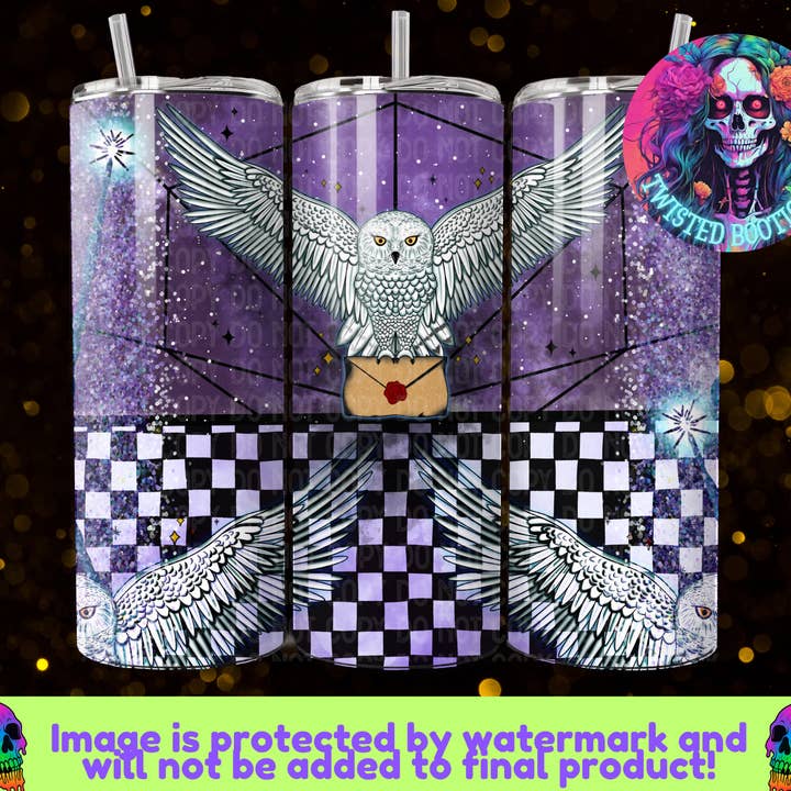 Hedwig Tumbler for wholesale by Twisted Bootique