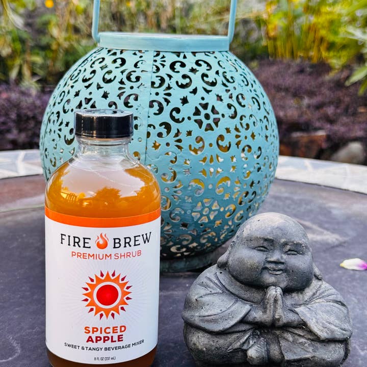 Fire Brew - Wholesale Wellness Juice/Tonic - Spiced Apple Cider Premium Drinking Vinegar - Shrub - 8oz2