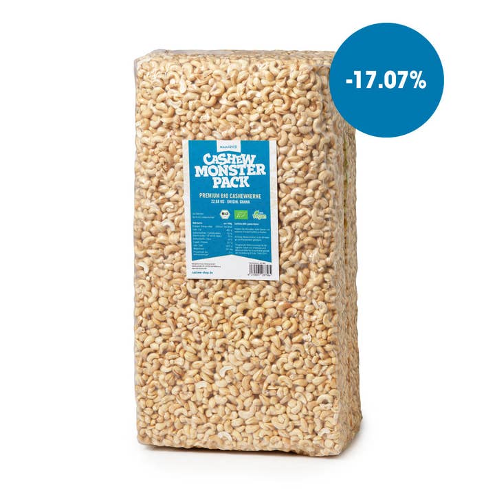Maripryce - Wholesale Nuts - Whole Cashew Nuts in Monster Pack (22.68KG)