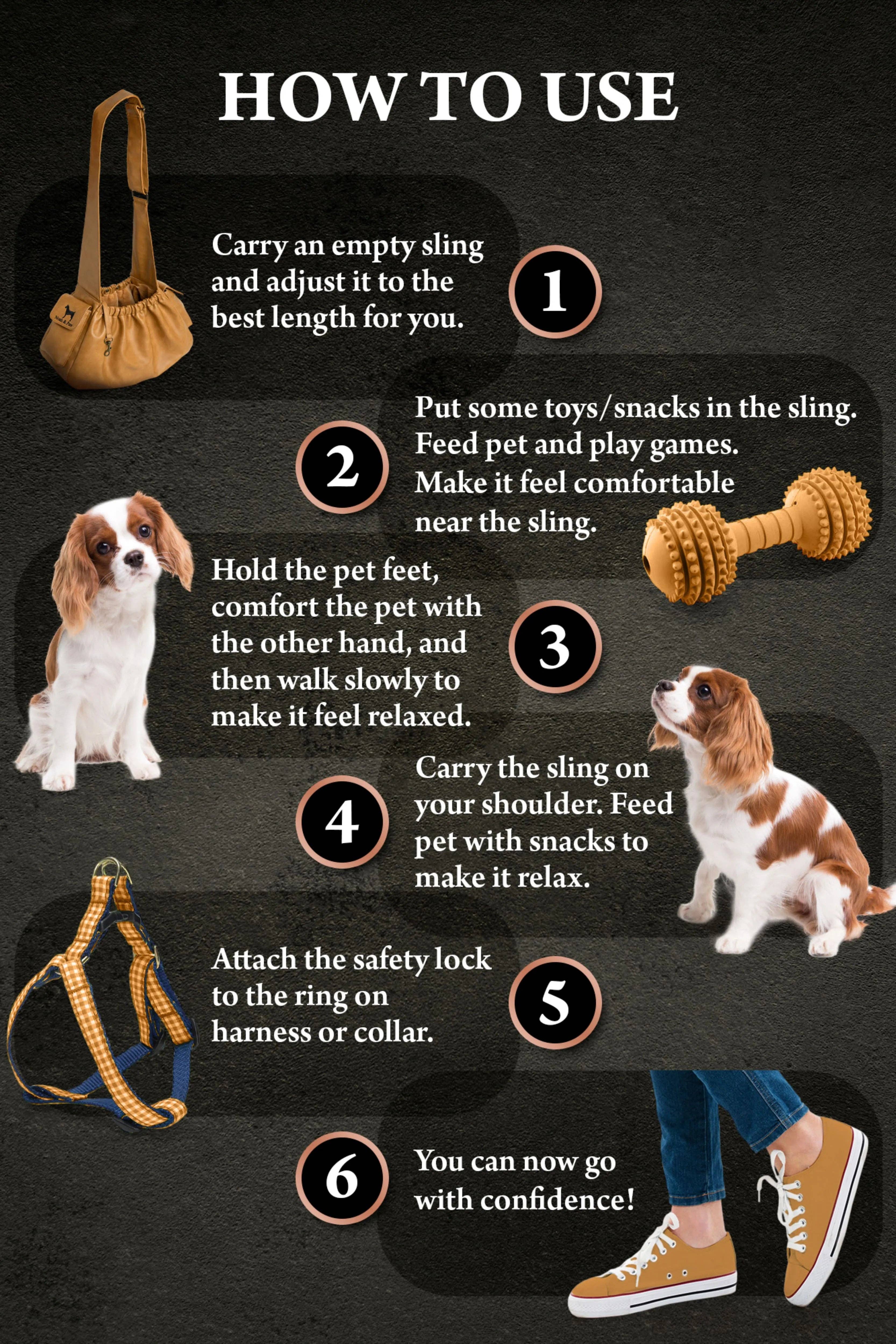 NOAH AND PAW LLC - Wholesale Pet Carrier - Cat/Dog - Vegan Leather Pet sling Carrier, Ruffle Style16