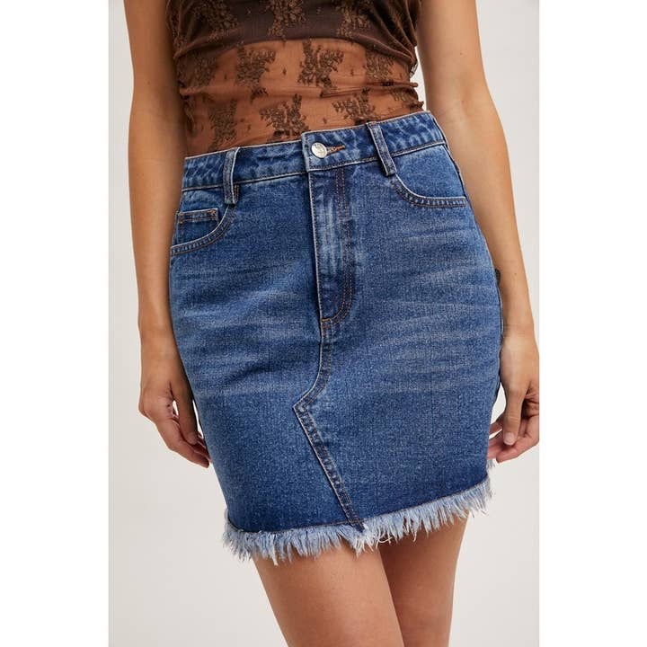 STYLE USA - Wholesale Skirt - Women's - DENIM MINI SKIRT