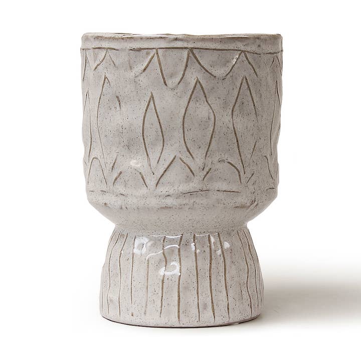 Ceramic Chalice - Medium (H-5.75" x D-4.5") for wholesale by Galore Home