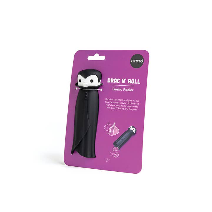 OTOTO - Wholesale Peeler - Drac N' Roll Vampire Garlic Clove Peeler - Halloween Gifts5