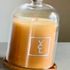 Bundle of 80 Cloche Dome 40cl Candle Glass-Black/Grey/Yellow for wholesale by Franki’scents