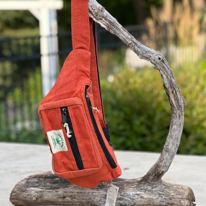 Lungta Imports - Wholesale Belt Bag - Women's - Eco-Friendly Boho Hippie Style Hemp Fanny Pack Hip Waist Bag1