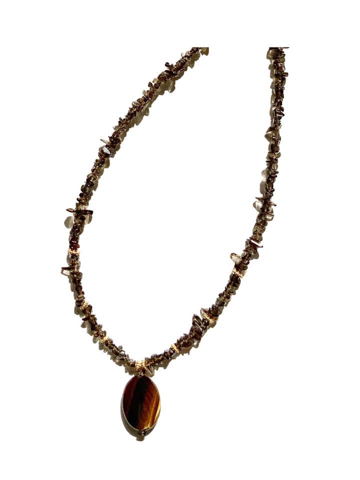 Collana con quarzo fumé Mood for Life per la vendita all'ingrosso da parte di Holi Editions