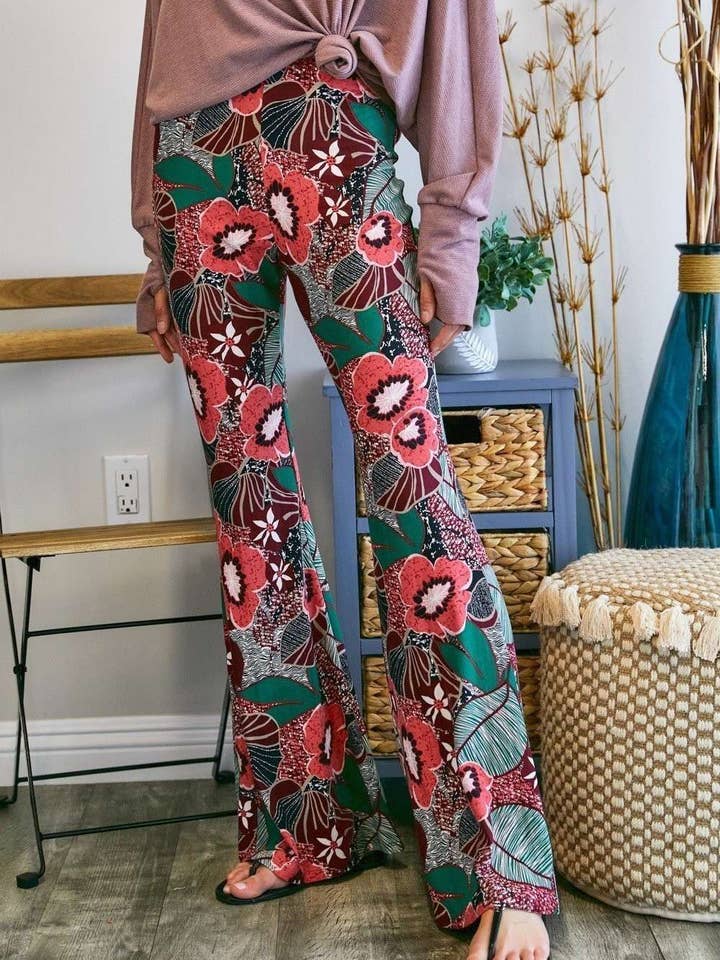 ADORA LA - Wholesale Pants - Women's - MYP13475X - PLUS SIZE FLARE PANTS