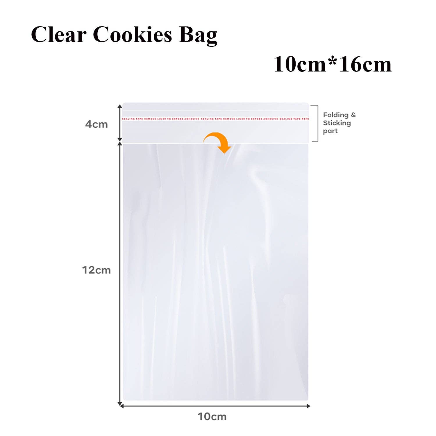 Ledsone – wholesale Food storage wrap/bag – Clear Reclosable Zip Poly Bag Resealable Self Sealing Bag~52913