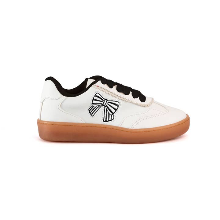 Maker's Shoes - Wholesale Lifestyle Sneakers - Women's - Jessie 2 Women’s Gameday Embroider Bow Sneakers–Double Laces