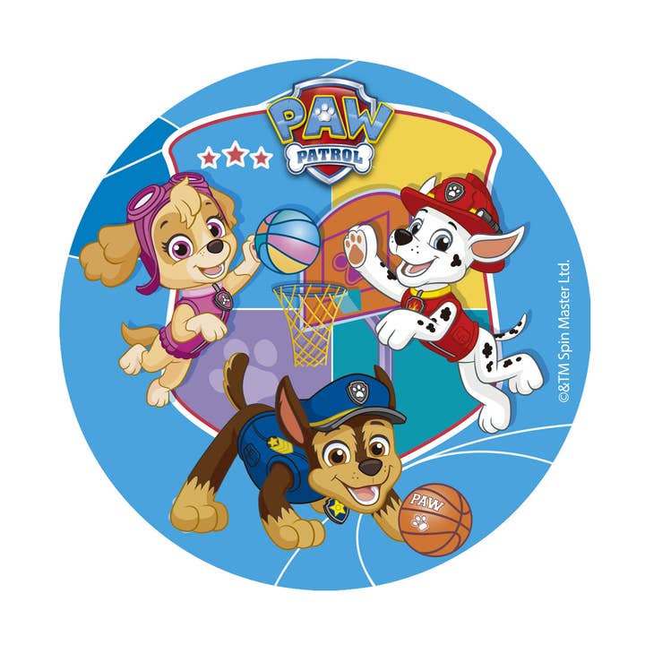 DISQUE COMESTIBLE POUR DÉCORER LES GÂTEAUX PAW PATROL pour la vente par dekora