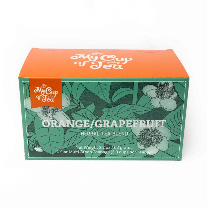 Orange Grapefruit Herbal Tea for wholesale by My Cup of Tea