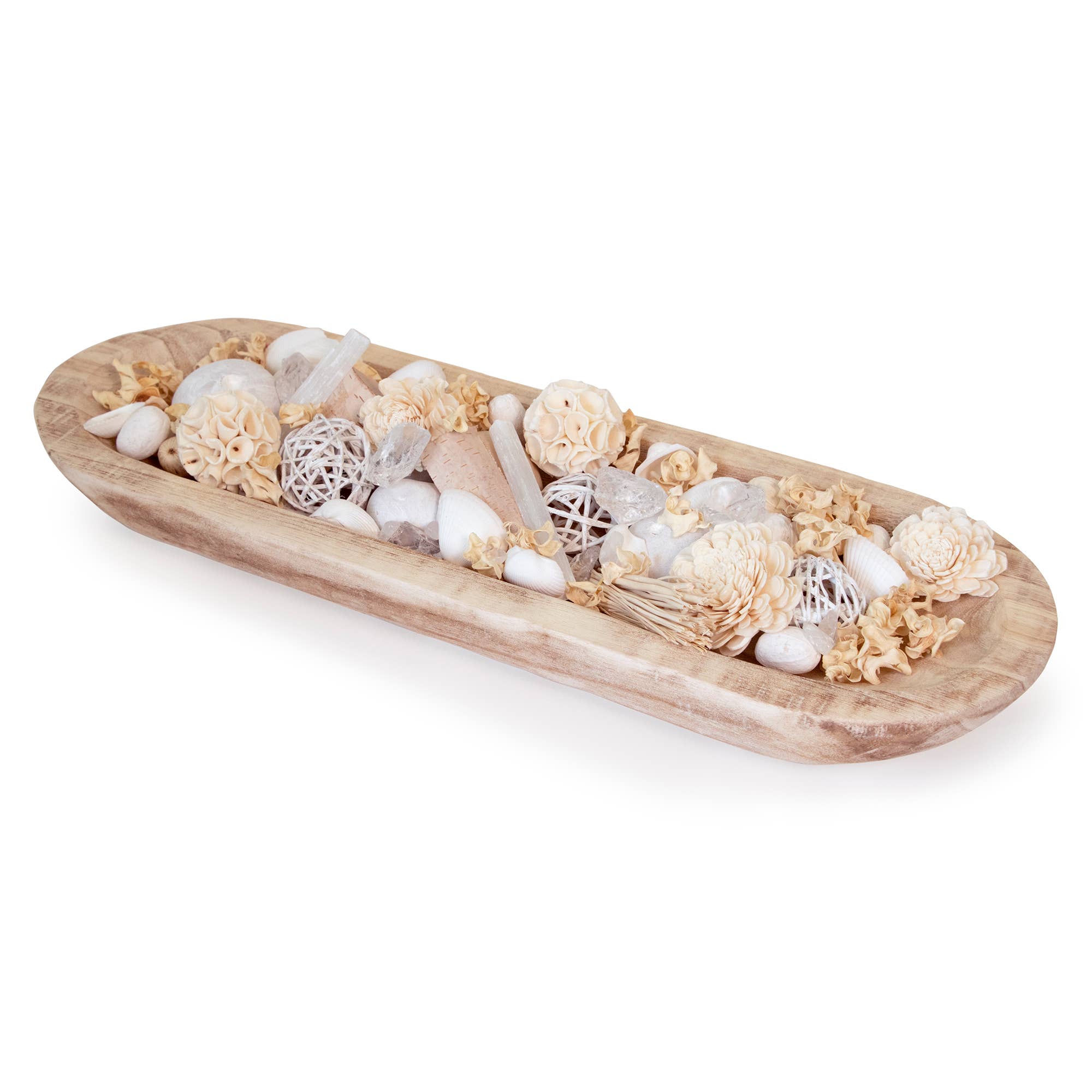 Andaluca - Wholesale Decorative Plate/Dish/Bowl - Paulownia Wood Dough Bowl5