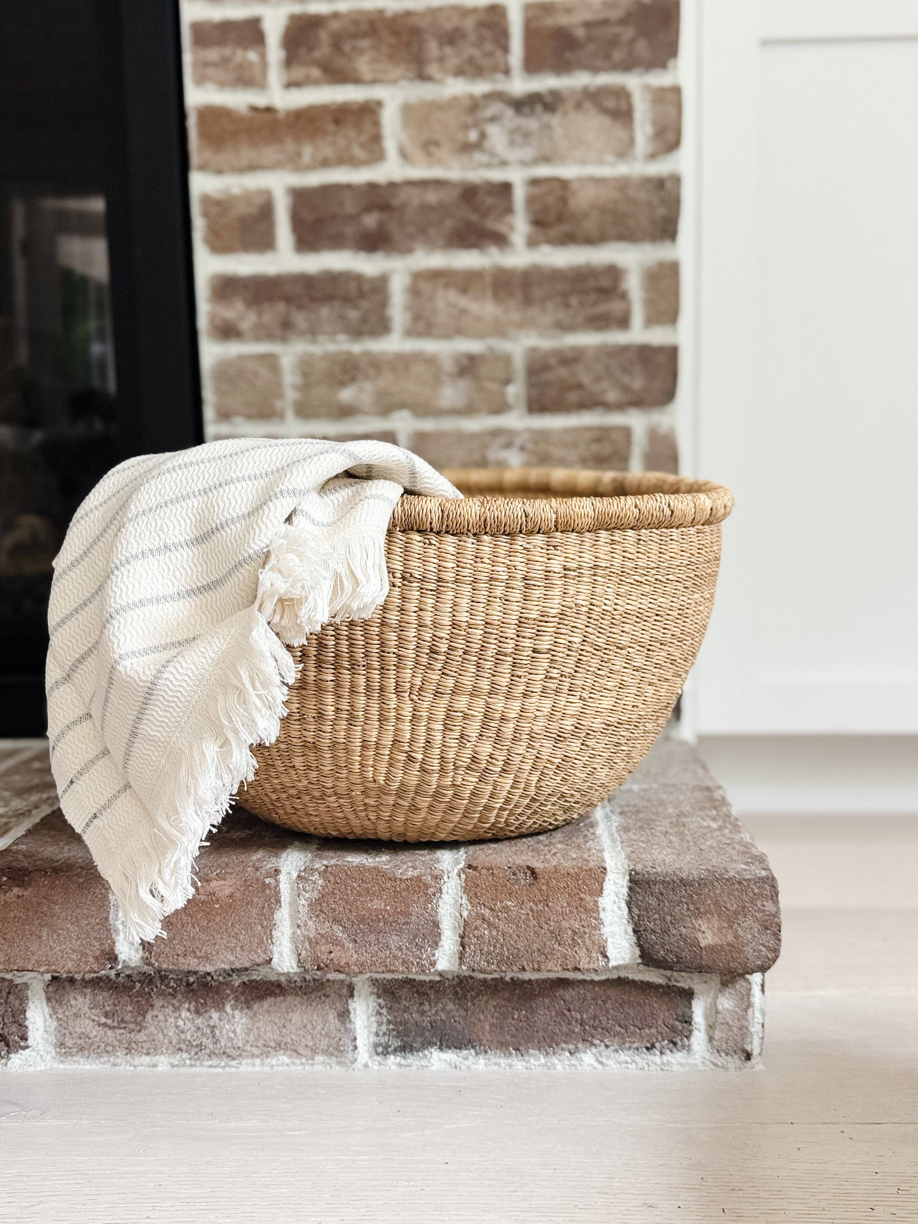 peony + olive - Wholesale Basket - Haven Storage Basket3