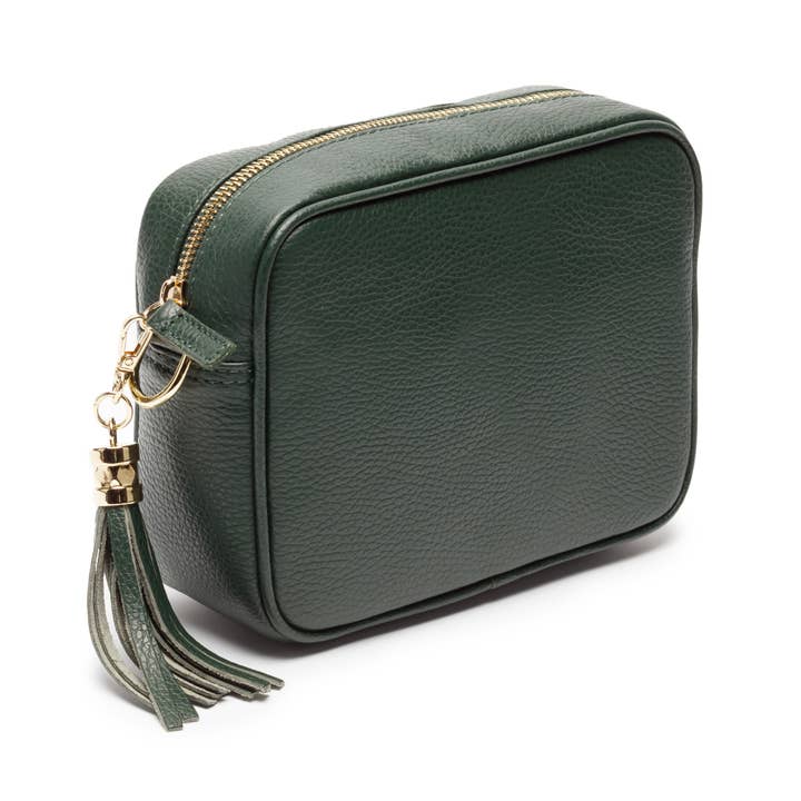 Crossbody Fles met kwastje groen voor wholesale door Elie Beaumont