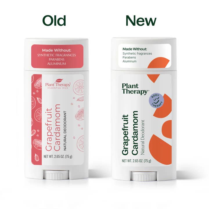Plant Therapy - Wholesale Deodorant - Unisex - Grapefruit Cardamom Natural Deodorant1