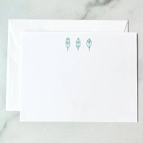 Fjer Notekort Sæt for engroshandel hos Viola and Beatrice Stationers