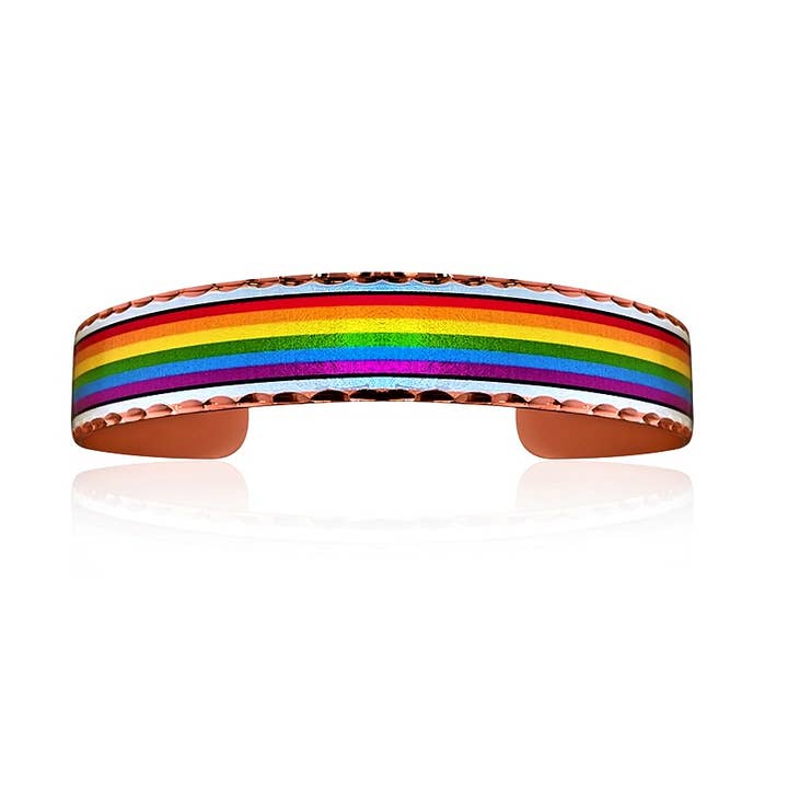 BNS RN Rainbow Narrow Bracelet for wholesale by COPPER ARTS INC.
