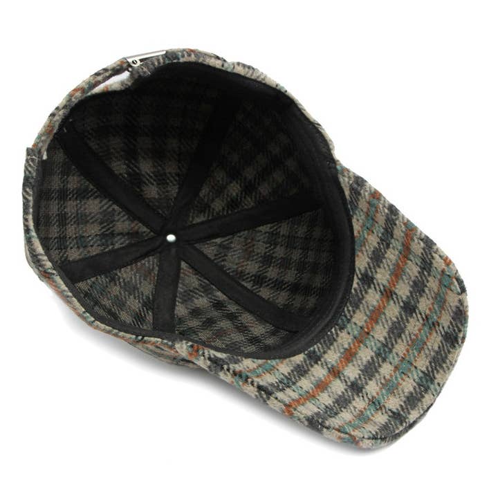 alberalkirk - Wholesale Baseball Cap - Women's - Structured Plaid Baseball Cap M5A2685