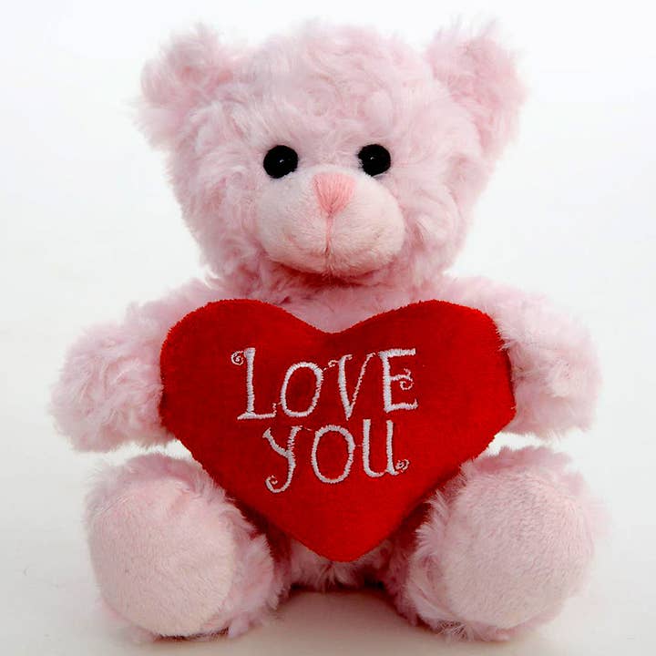 Plushland – wholesale Fyllda/plyschleksaker - Barn och baby – 15 cm & 23 cm Valentine-nallebjörn | Plysch som håller "Love You"-hjärta11