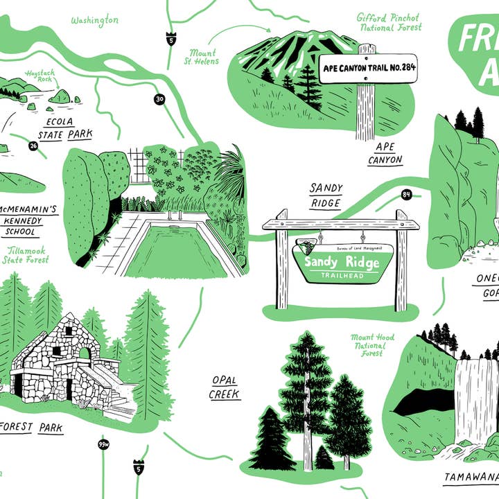 Wildsam Field Guides - Wholesale Nature Guide - Portland Field Guide