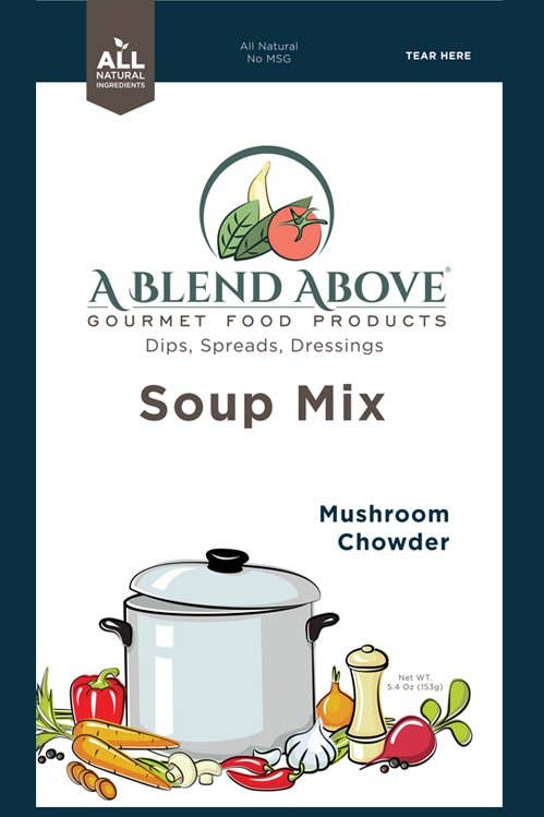 A Blend Above - Wholesale Soup - Mushroom Chowder Soup Mix2