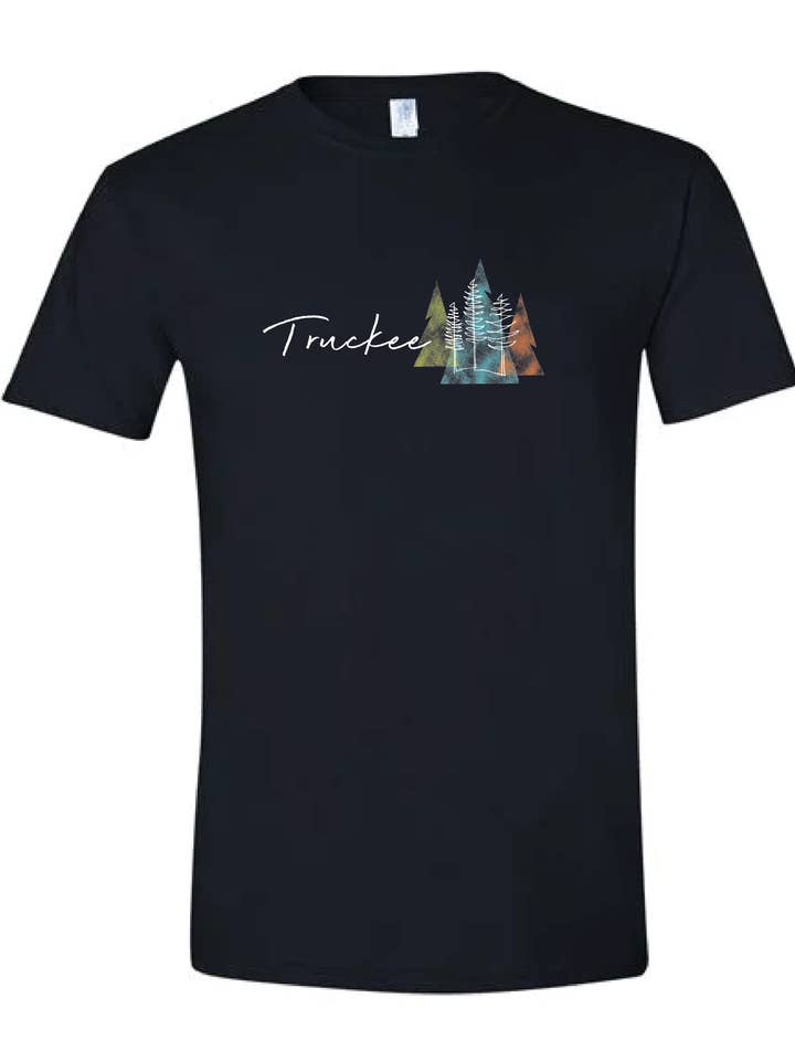 Tri Colore Trees Graphic T-shirt for wholesale by Wild West Shirt Company