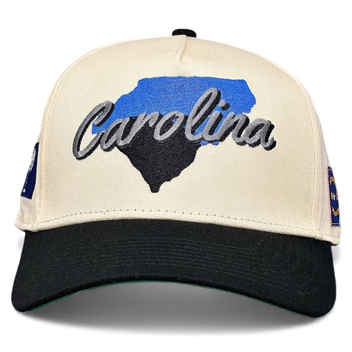 Carolina Snapback - The Panther for wholesale by Shells Vintage Hat Co.