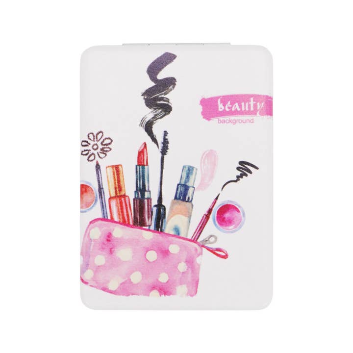 ASSORTED Beauty Salon Makeup Compact Mirror for wholesale on Faire8