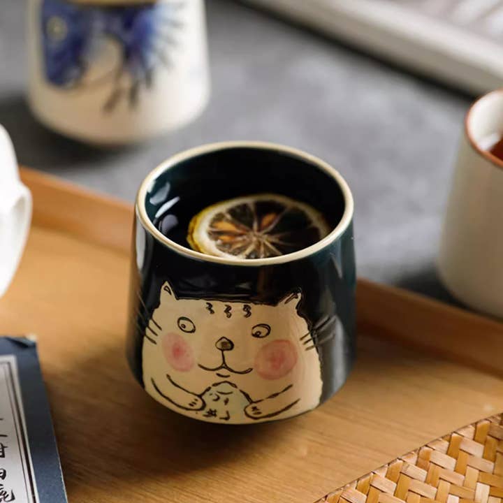 MinoCraft - Wholesale Coffee Mug - Japanese retro pattern tea cup9