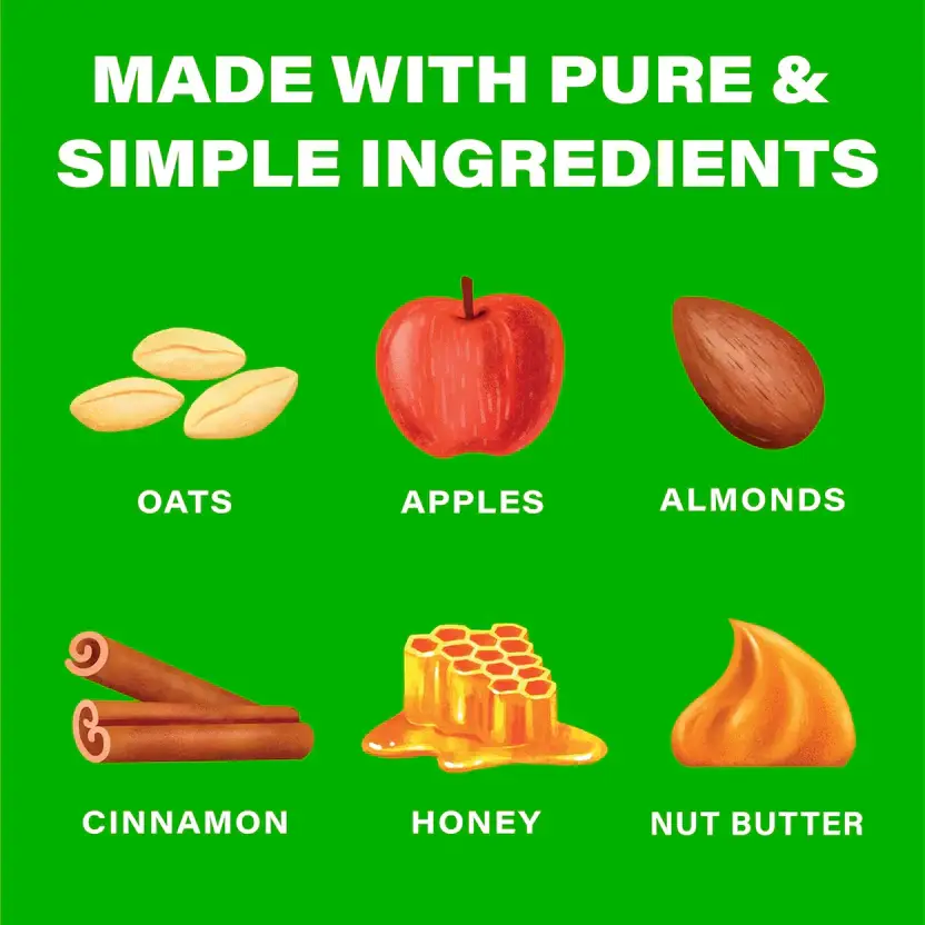 Over Easy - Wholesale Snack Bar - Over Easy: Apple Cinnamon Breakfast Bar6